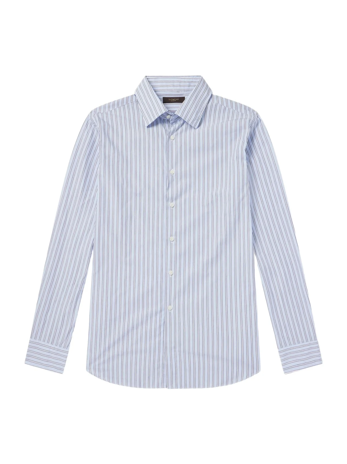 Slowear Glanshirt Striped Cotton-Poplin Shirt - Men
