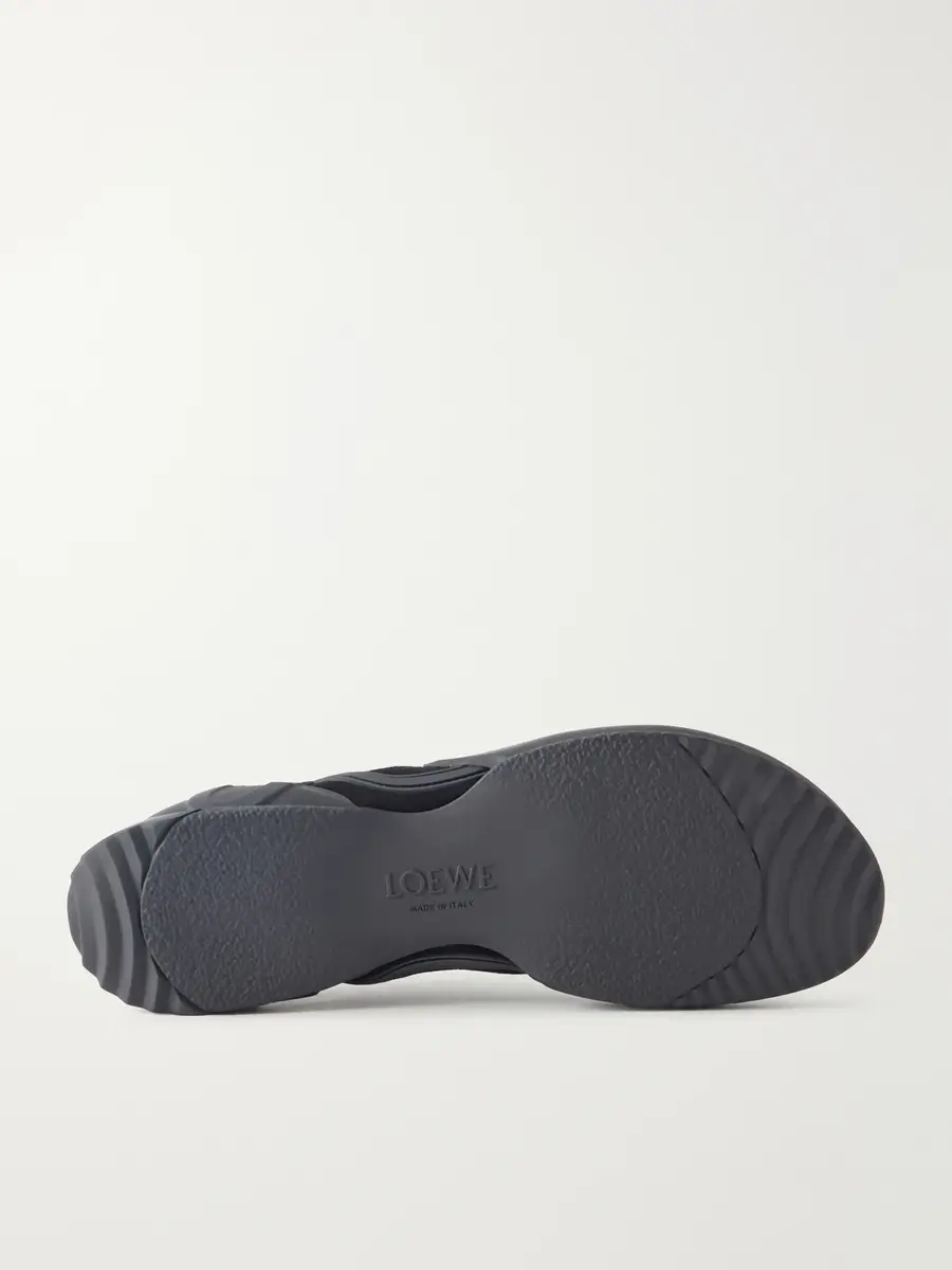 Loewe Grip Aqua Rubber-Trimmed Stretch Suede Sneakers - Men | Thumbnail 3 Loewe Grip Aqua Rubber-Trimmed Stretch Suede Sneakers - Men | Thumbnail 3