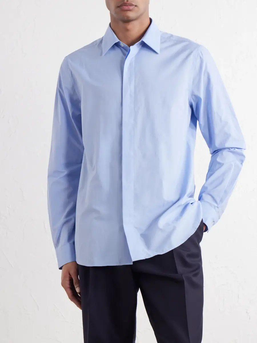 Paul Smith Cotton-Poplin Shirt - Men | Thumbnail 3 Paul Smith Cotton-Poplin Shirt - Men | Thumbnail 3