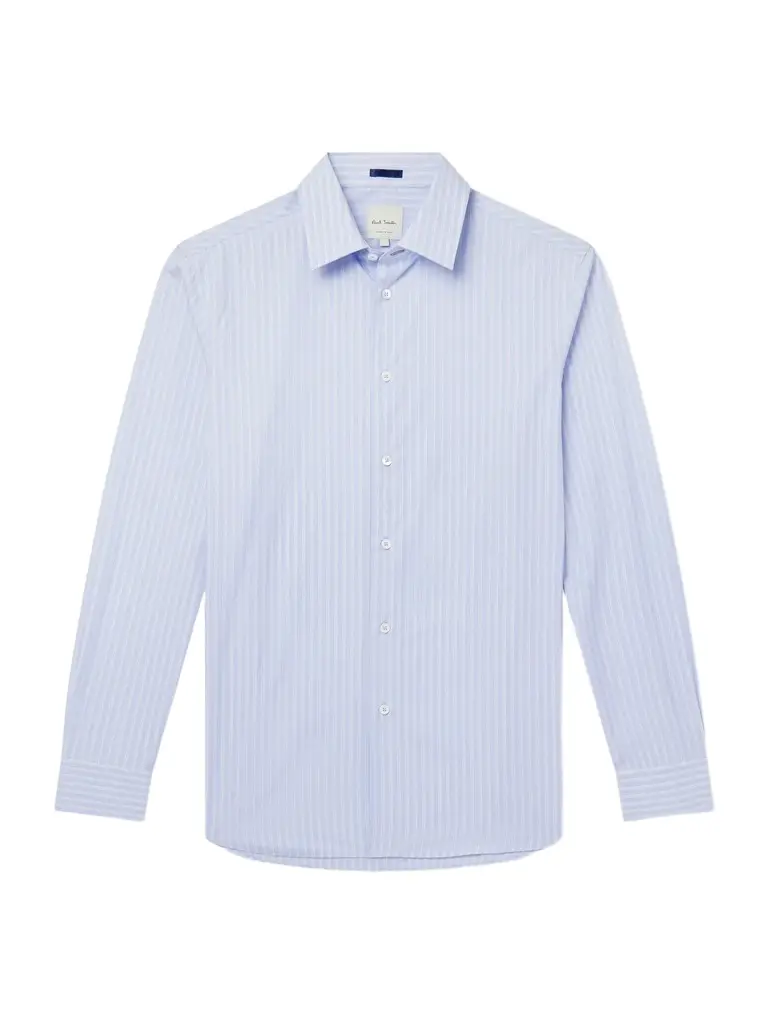 Paul Smith Striped Cotton-Poplin Shirt - Men