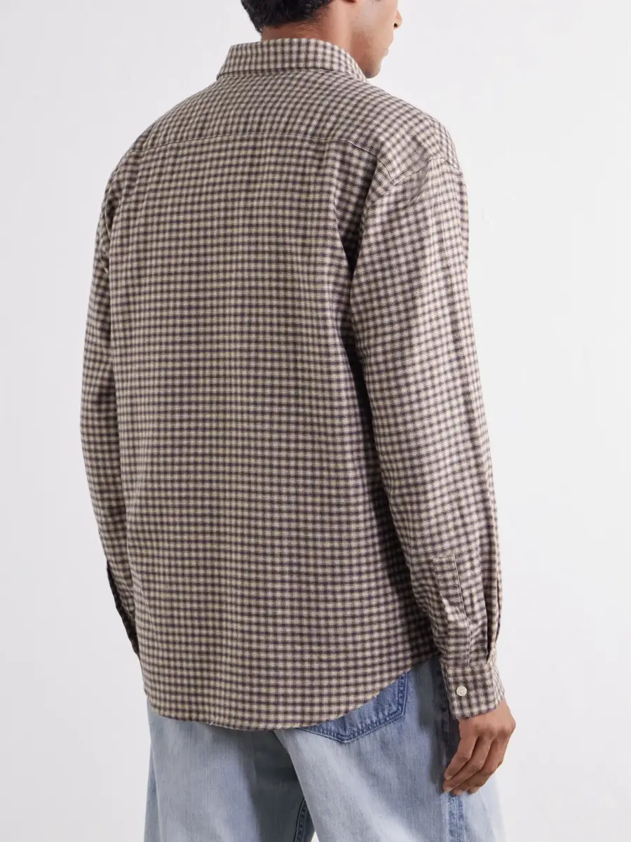 NN07 Deon 5465 Checked Organic Cotton-Flannel Shirt - Men | Thumbnail 4