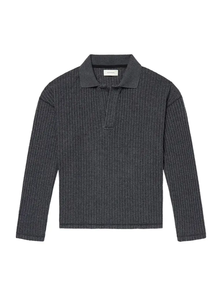 mfpen Rolodex Bouclé Polo Sweatshirt - Men
