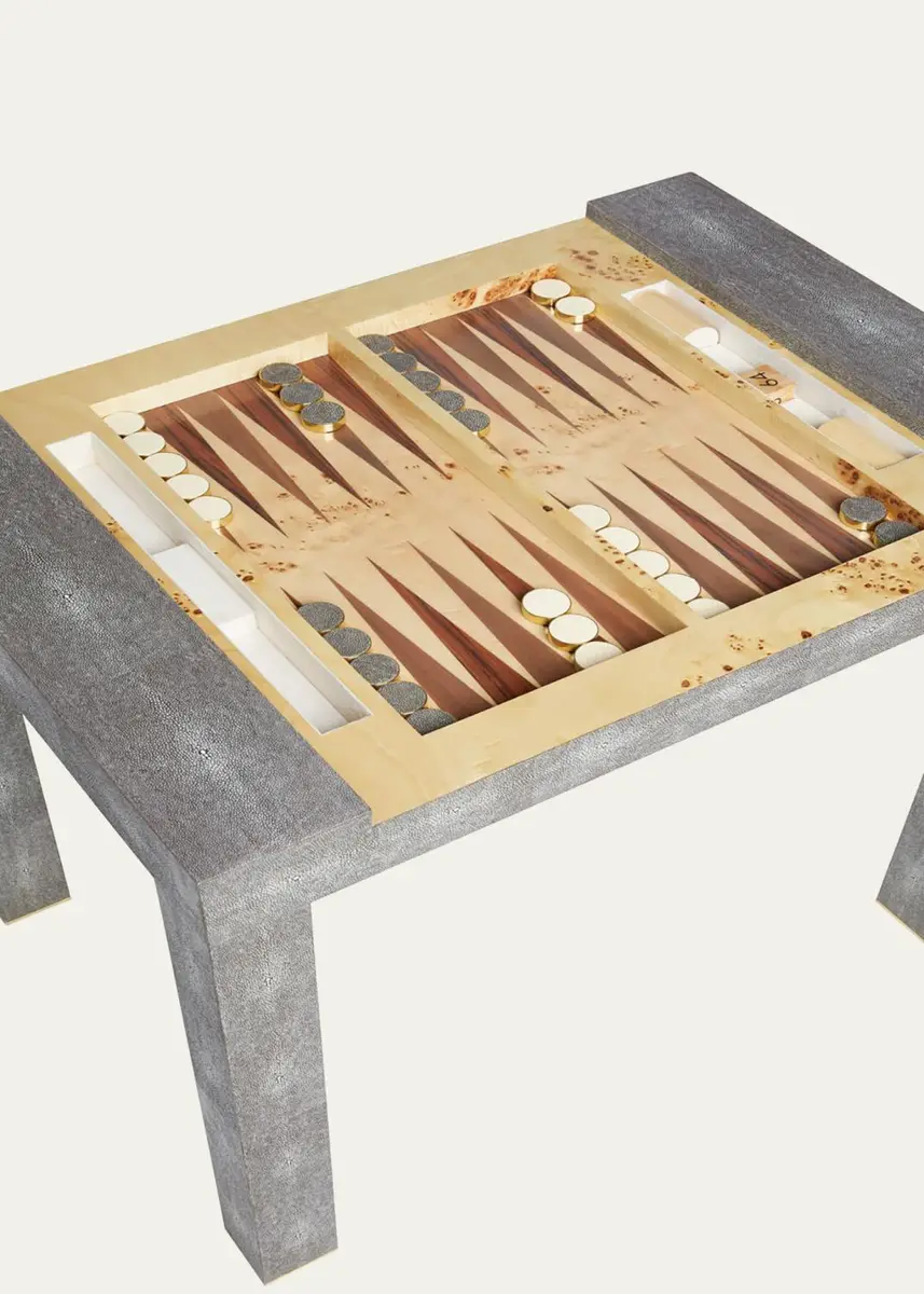 AERIN Faux Shagreen Game Table | Thumbnail 3
