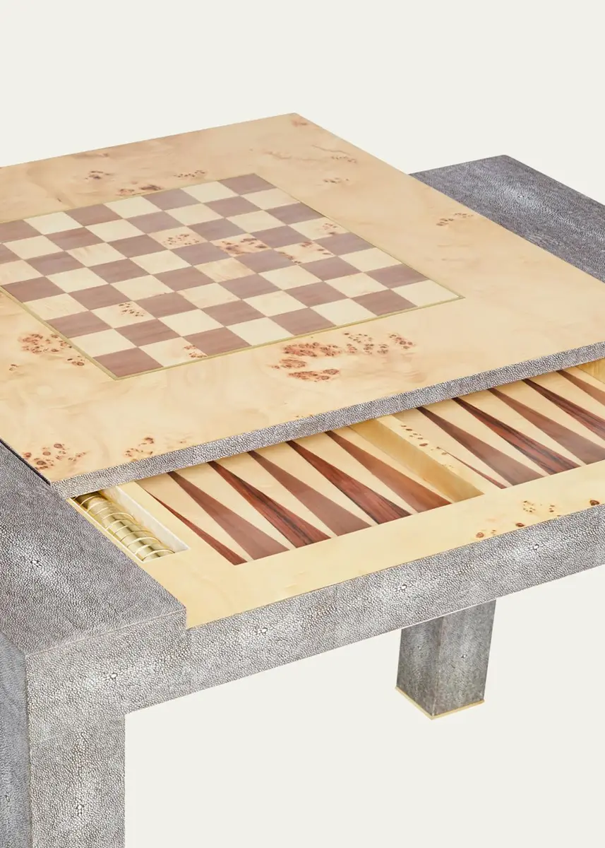 AERIN Faux Shagreen Game Table | Thumbnail 4