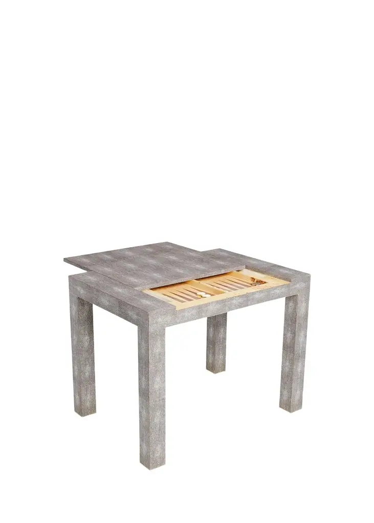 AERIN Faux Shagreen Game Table