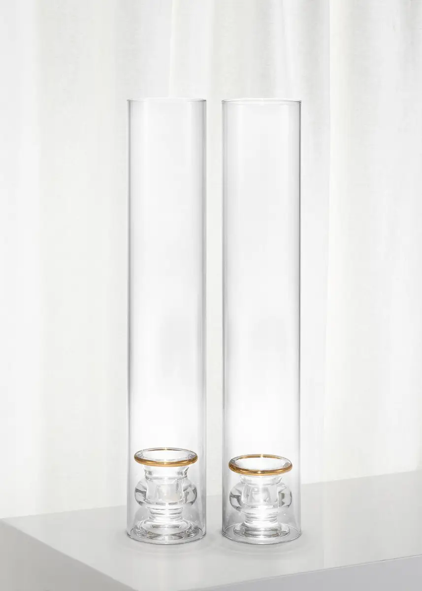 AERIN Sancia Tapered Candle Holders, Set of 2 | Thumbnail 3