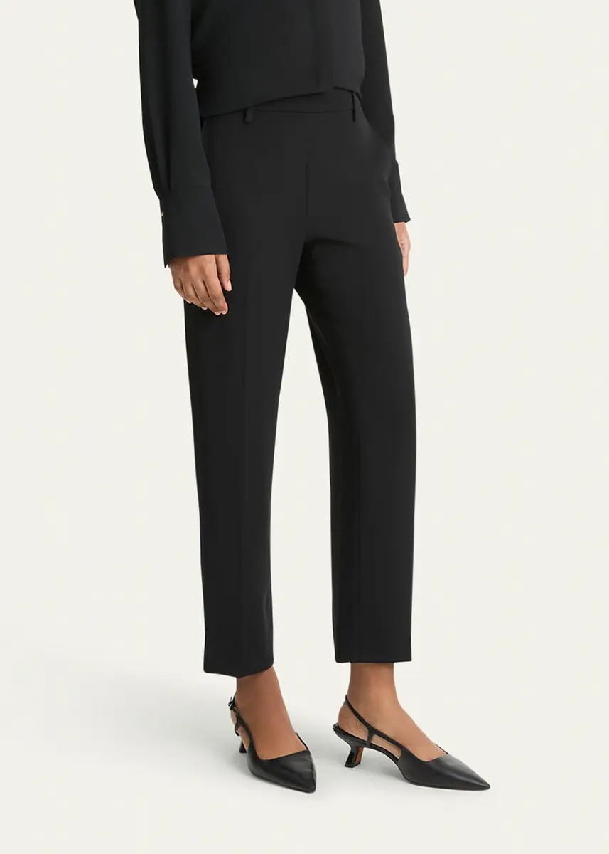 Vince Mid-Rise Tapered Pull-On Pants | Thumbnail 4