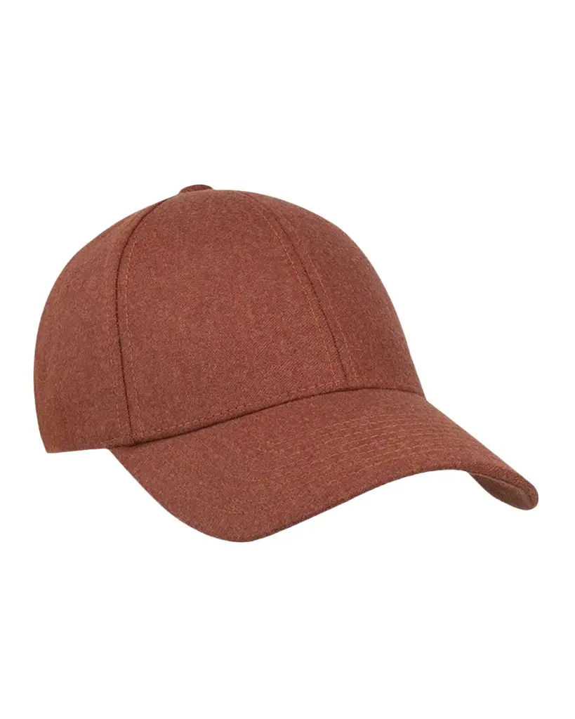 Varsity Headwear Men's Virgin Wool Mid Profile 6-Panel Baseball Cap
