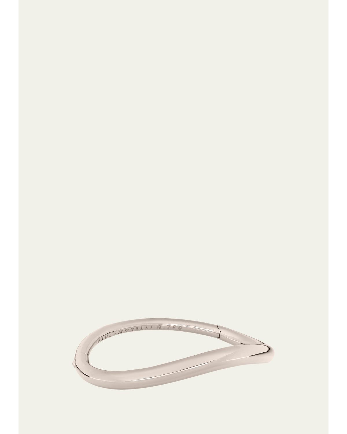 Paul Morelli 18K Ultimate Gold Mini Bangle Bracelet, White