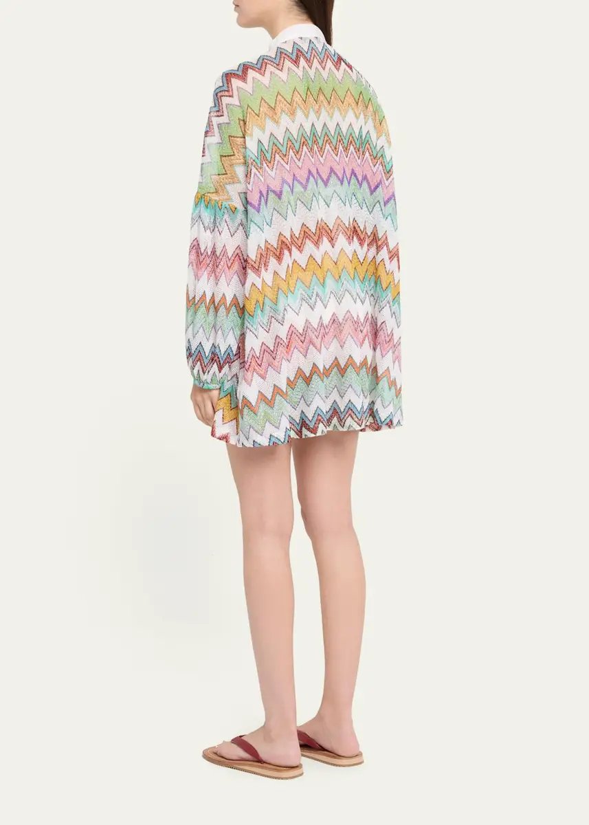 Missoni Chevron Knit Mini Dress Coverup | Thumbnail 3