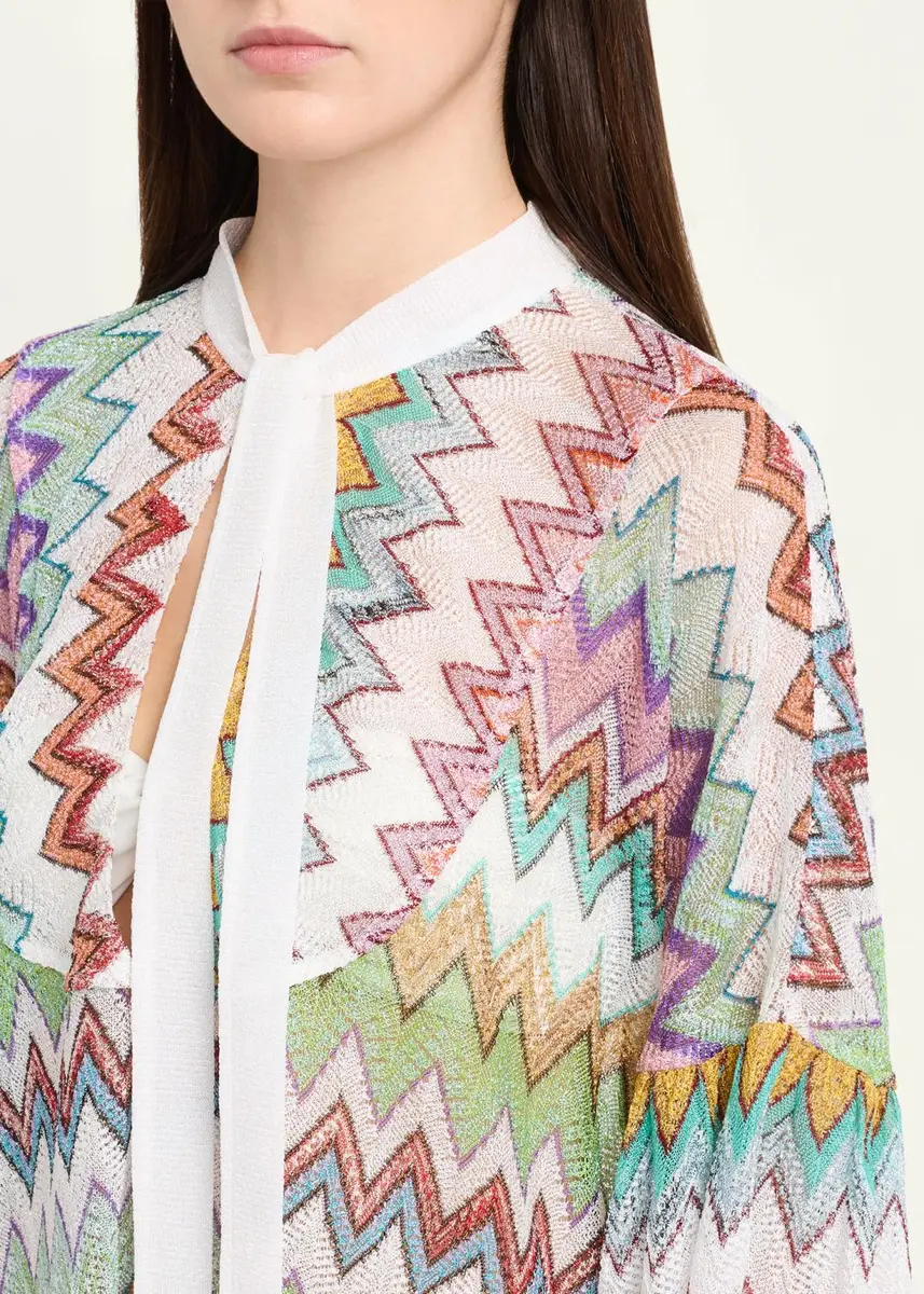 Missoni Chevron Knit Mini Dress Coverup | Thumbnail 4