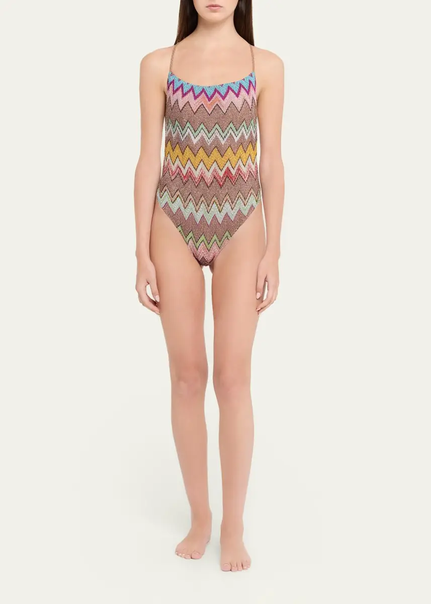 Missoni Zig Zag Chevron One-Piece Swimsuit | Thumbnail 2 Missoni Zig Zag Chevron One-Piece Swimsuit | Thumbnail 2