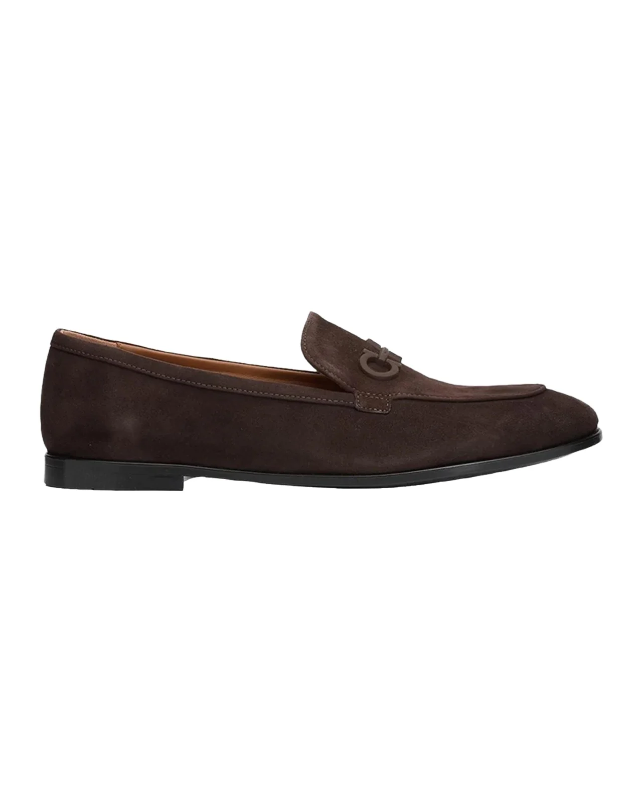Suede Gancini Loafers
