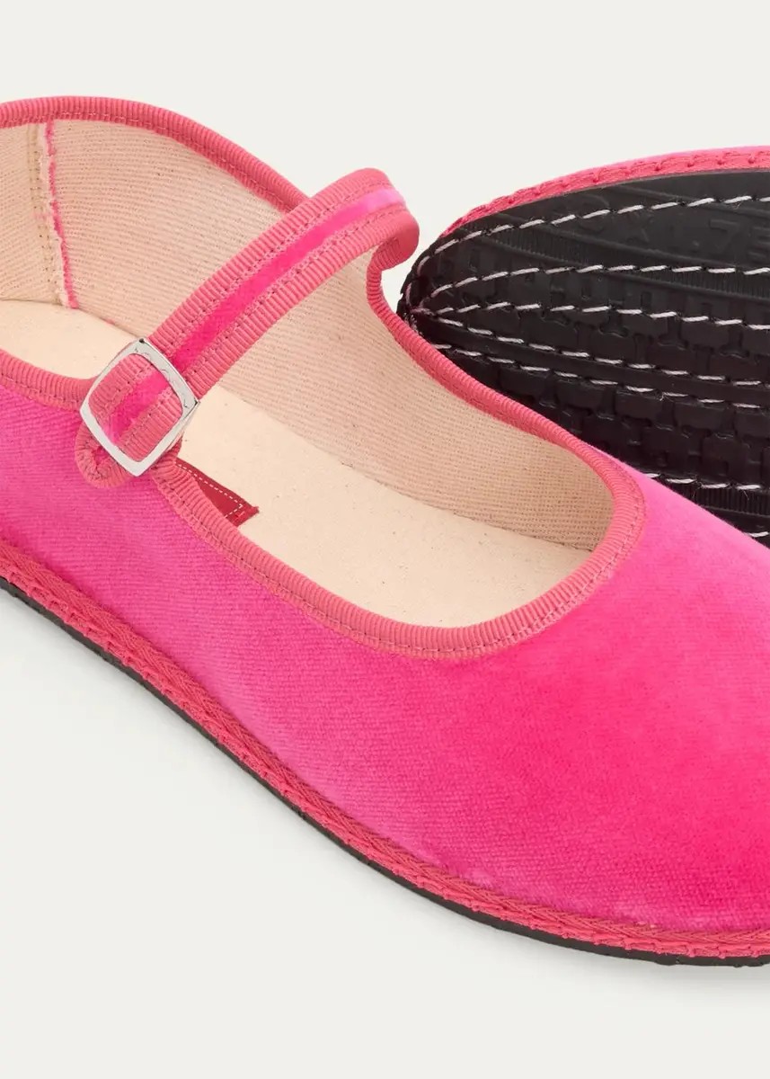 Vibi Venezia Velvet Mary Jane Ballerina Flats | Thumbnail 5 Vibi Venezia Velvet Mary Jane Ballerina Flats | Thumbnail 5