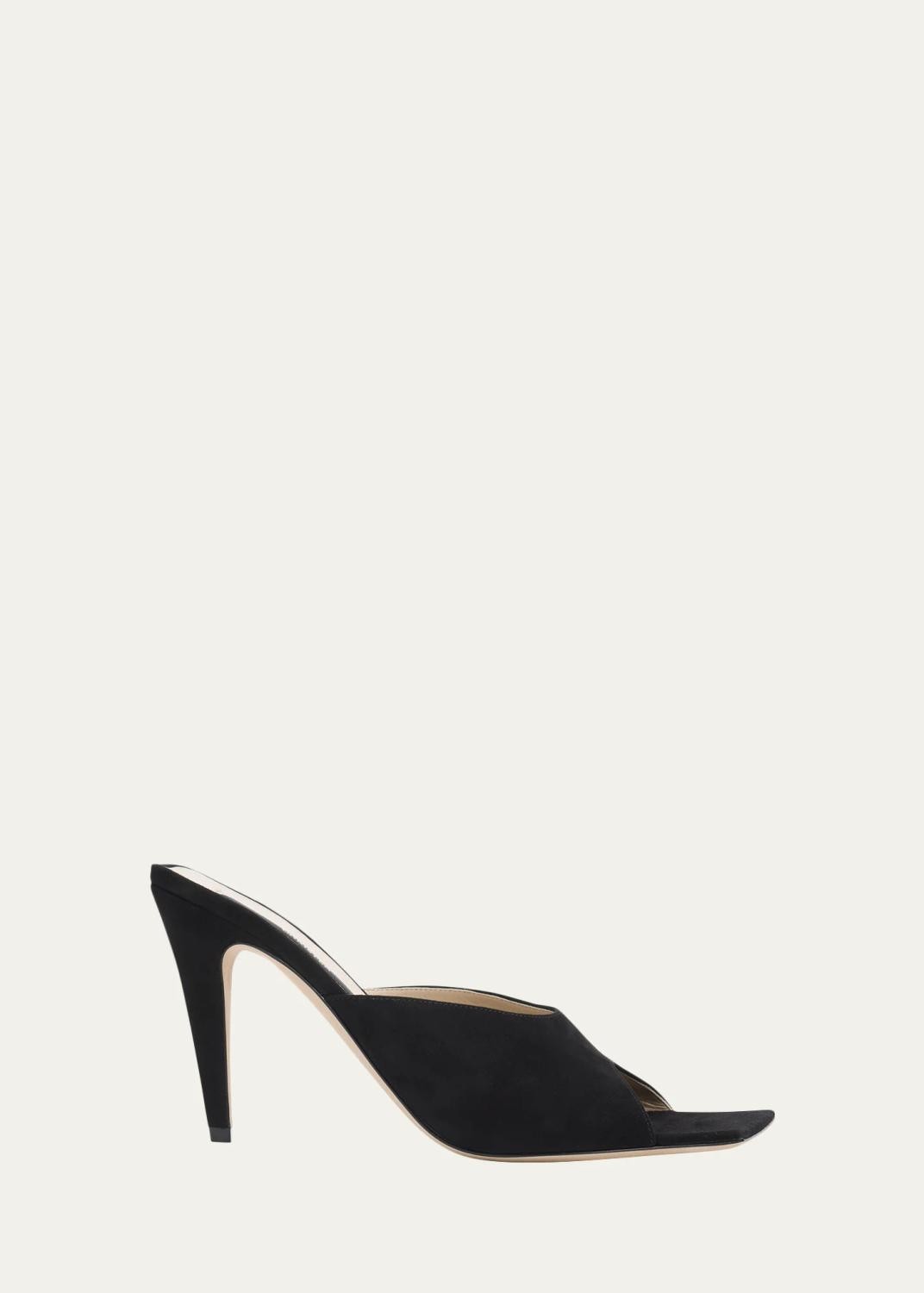 95mm Edge Suede Mules 95mm Edge Suede Mules