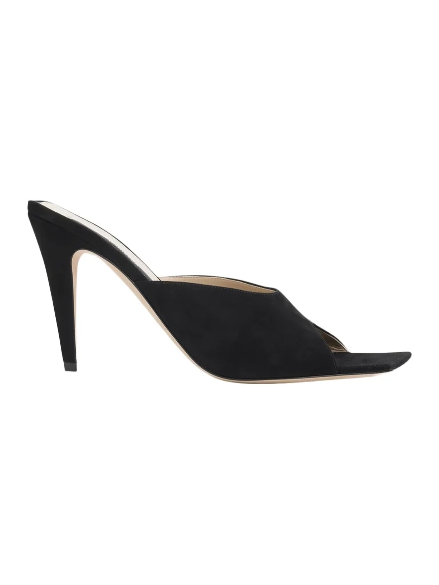 CHRISTEN 95mm Edge Suede Mules