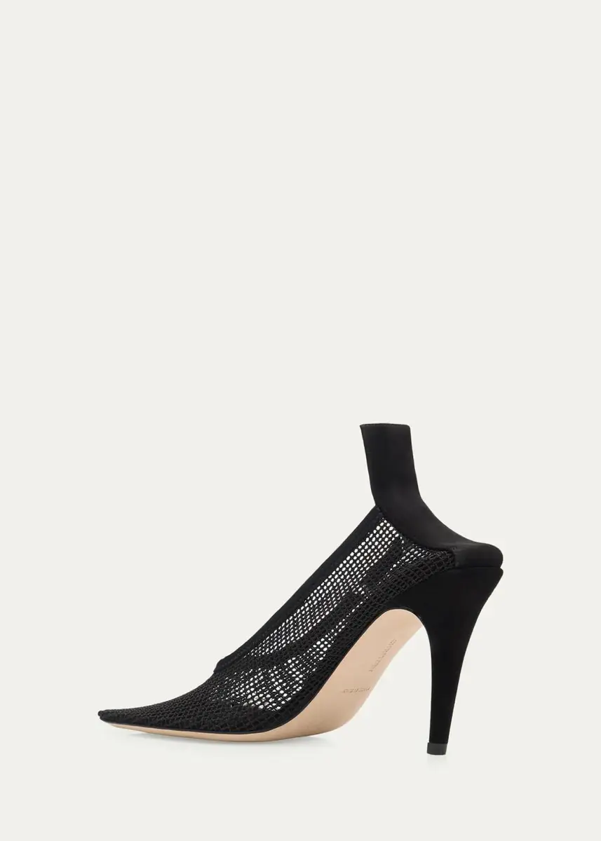 CHRISTEN 95mm Edge Mesh Cuff Pumps | Thumbnail 2 CHRISTEN 95mm Edge Mesh Cuff Pumps | Thumbnail 2