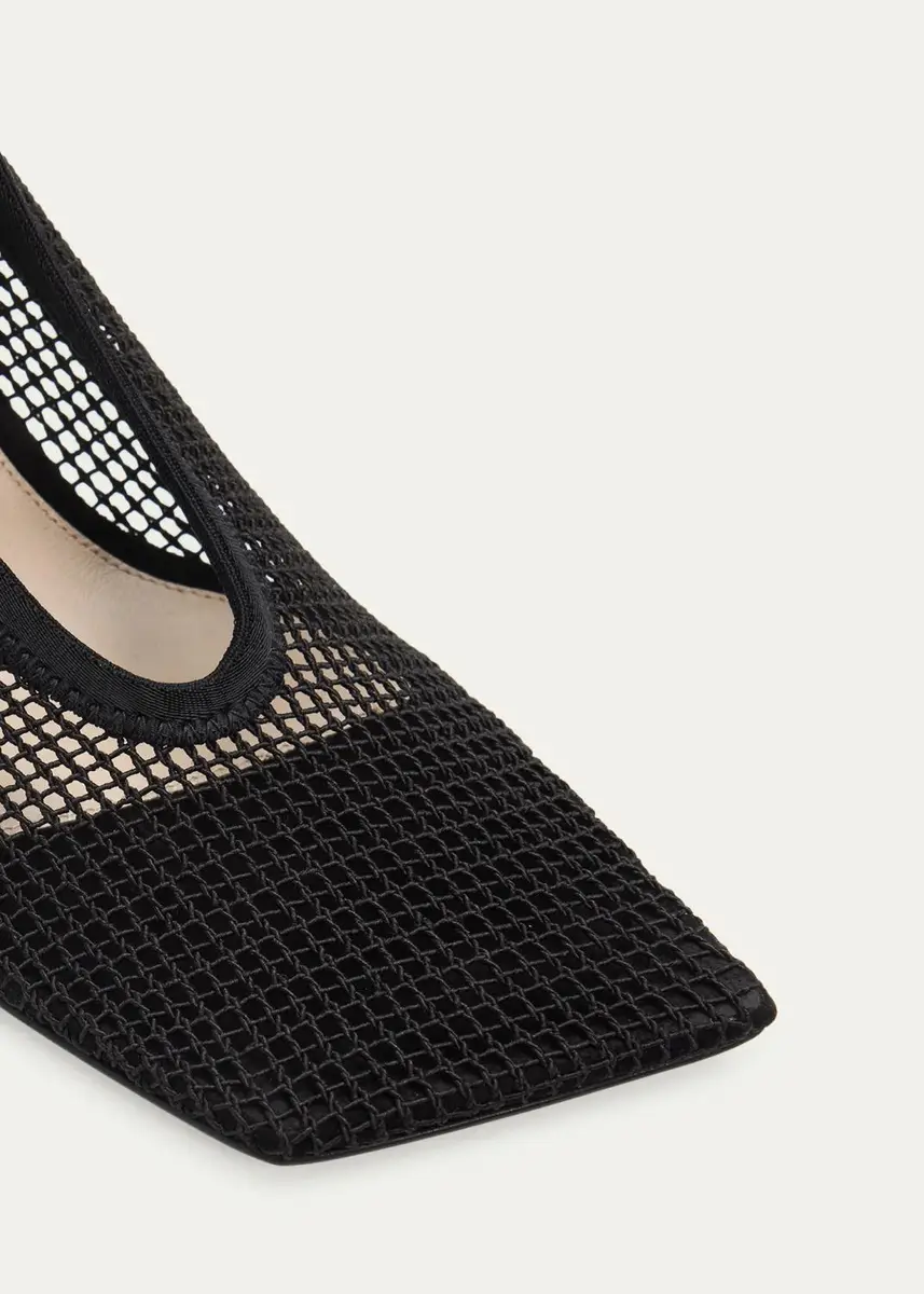 CHRISTEN 95mm Edge Mesh Cuff Pumps | Thumbnail 3 CHRISTEN 95mm Edge Mesh Cuff Pumps | Thumbnail 3