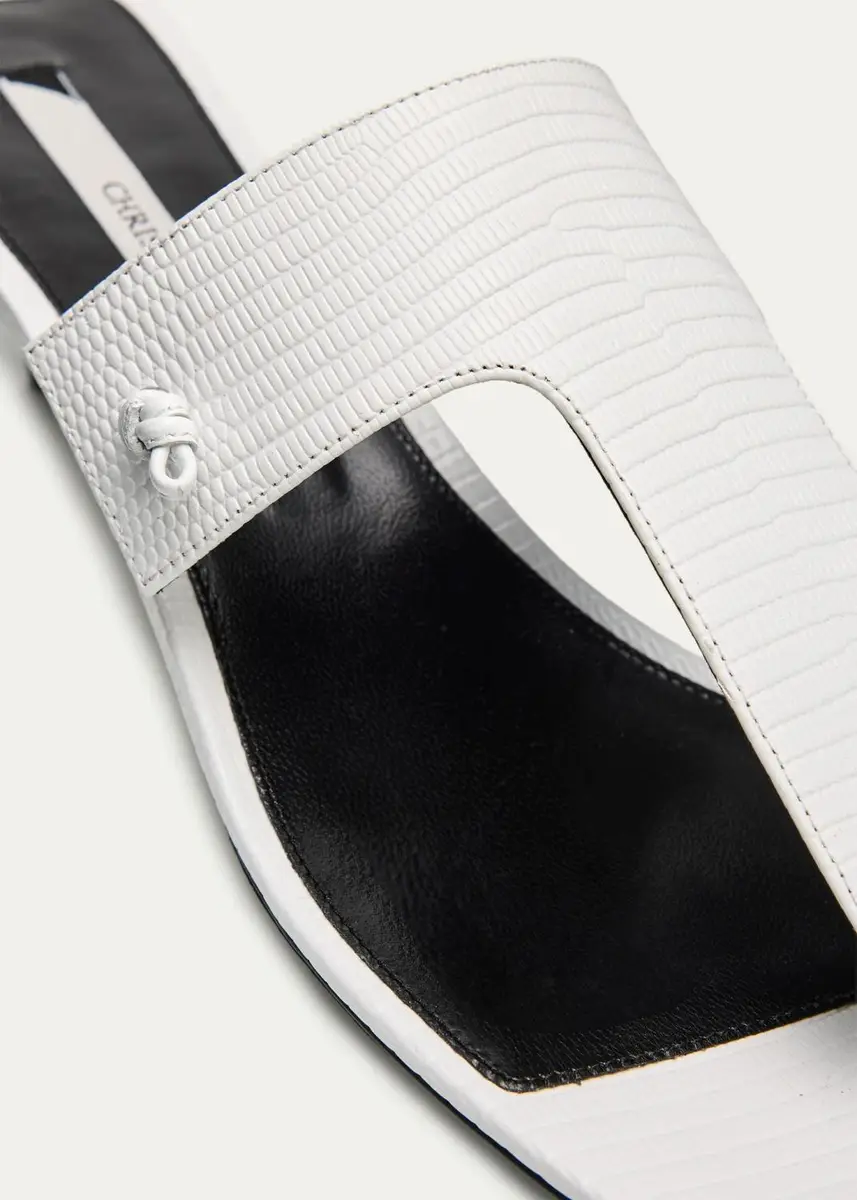 CHRISTEN 35mm Edge Lizard-Embossed Leather T-Strap Thong Sandals | Thumbnail 5 CHRISTEN 35mm Edge Lizard-Embossed Leather T-Strap Thong Sandals | Thumbnail 5