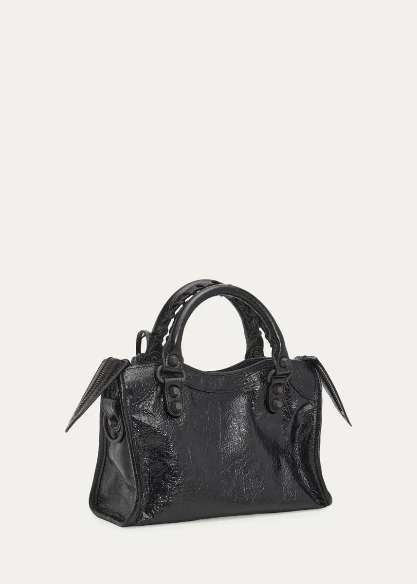 Balenciaga Le City Mini Leather Top-Handle Bag | Thumbnail 3 Balenciaga Le City Mini Leather Top-Handle Bag | Thumbnail 3