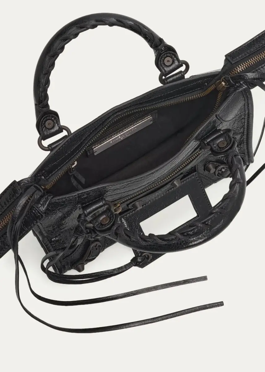 Balenciaga Le City Mini Leather Top-Handle Bag | Thumbnail 4 Balenciaga Le City Mini Leather Top-Handle Bag | Thumbnail 4