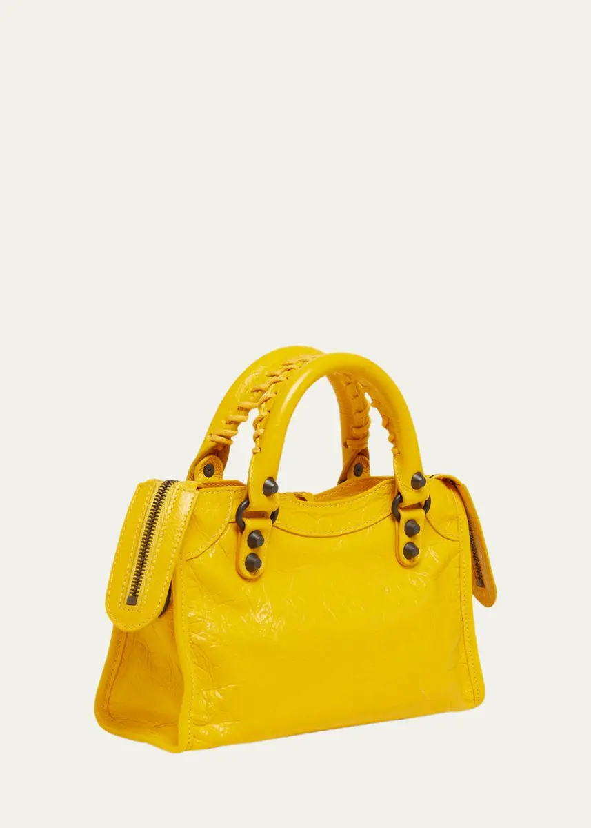 Balenciaga Le City Mini Leather Top-Handle Bag | Thumbnail 9 Balenciaga Le City Mini Leather Top-Handle Bag | Thumbnail 9