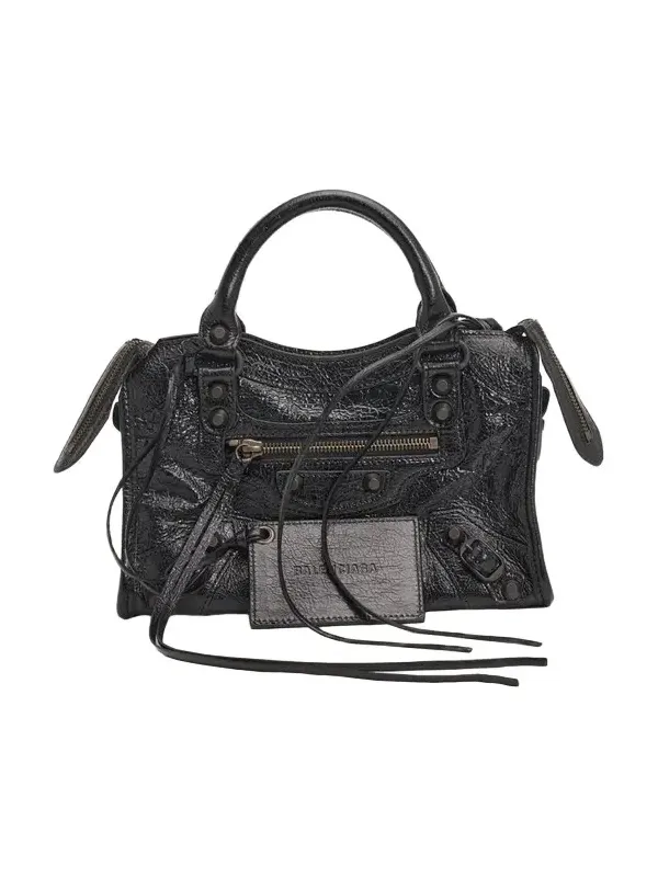 Le City Mini Leather Top-Handle Bag Le City Mini Leather Top-Handle Bag