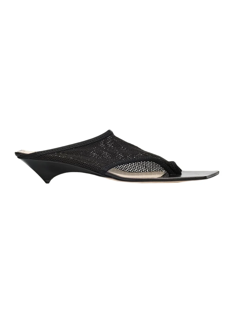 CHRISTEN 35mm Edge Stretch Mesh Mules