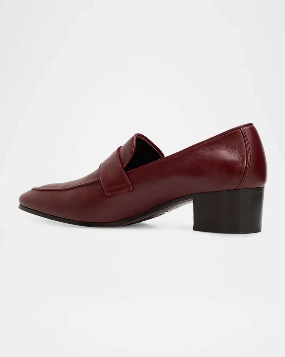 Bougeotte 35mm Leather Penny Loafers | Thumbnail 4