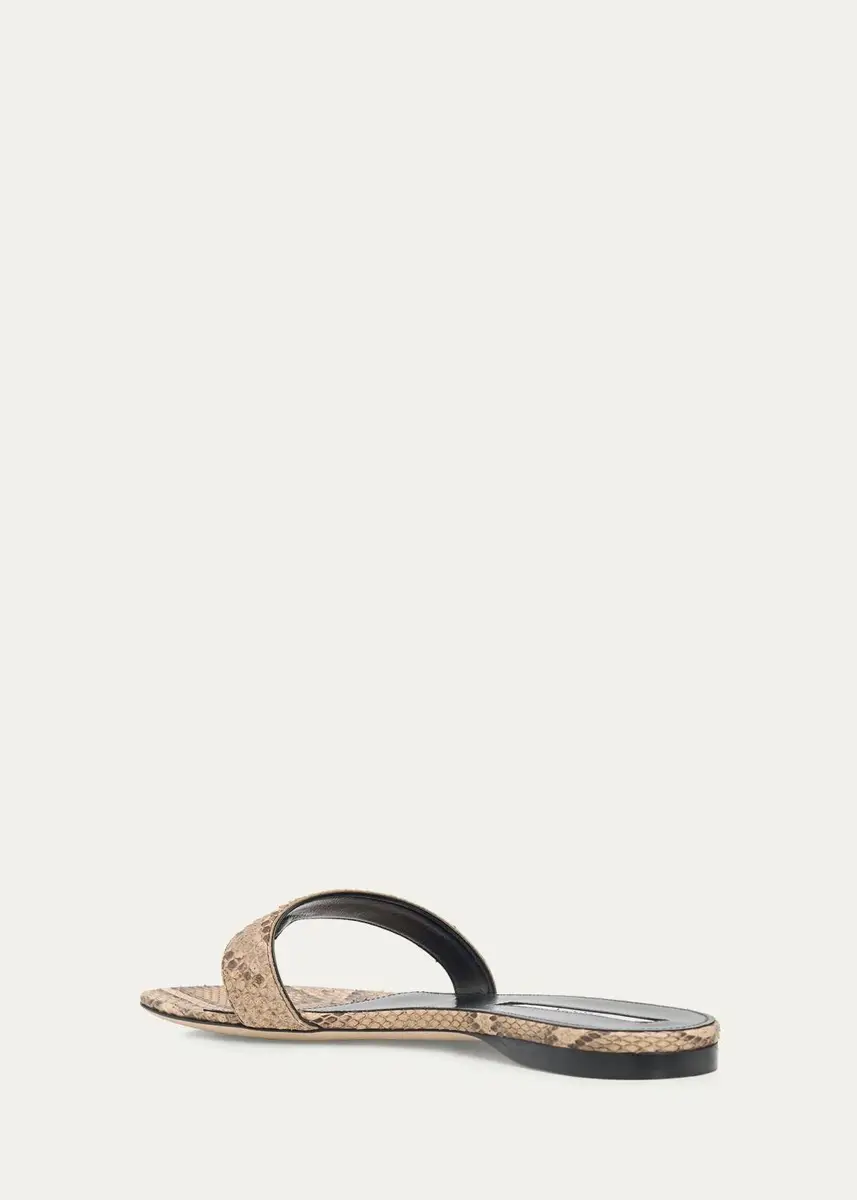 CHRISTEN Helix Snake-Printed Leather Flat Thong Sandals | Thumbnail 4 CHRISTEN Helix Snake-Printed Leather Flat Thong Sandals | Thumbnail 4