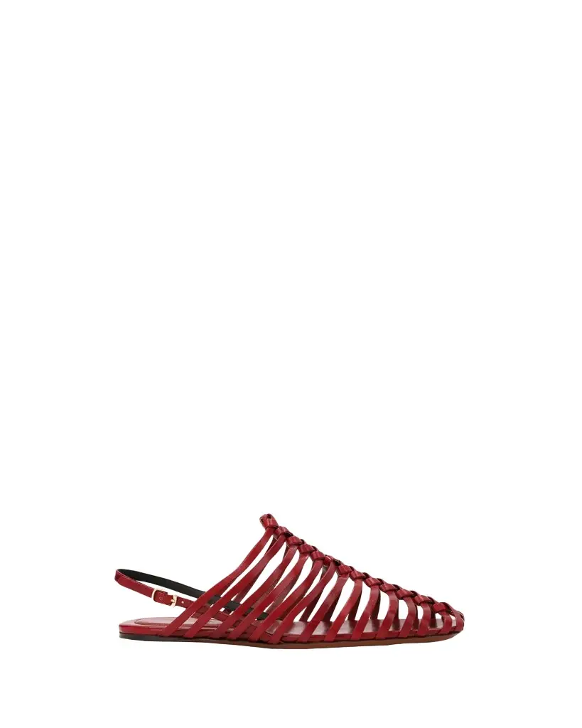 Woven Leather Slingback Sandals Woven Leather Slingback Sandals