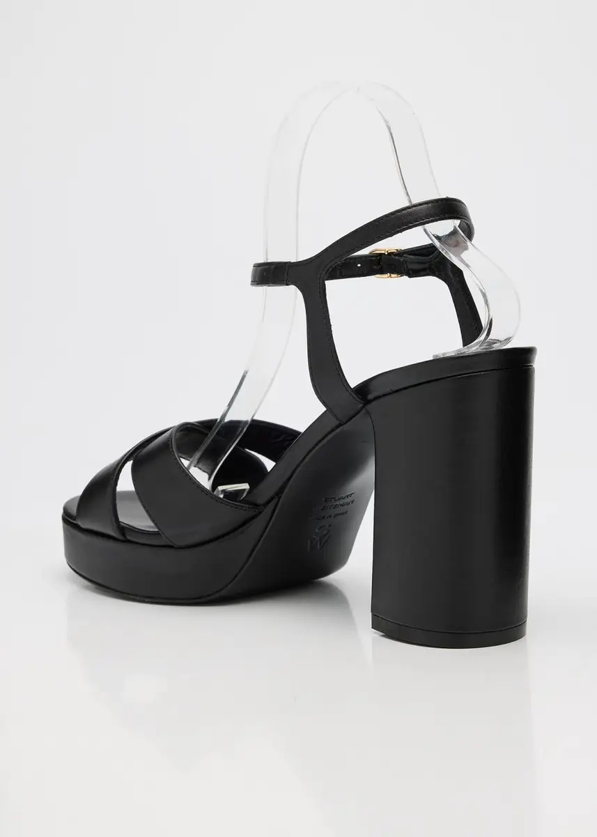 Stuart Weitzman Dayna Leather Crisscross Platform Sandals | Thumbnail 4 Stuart Weitzman Dayna Leather Crisscross Platform Sandals | Thumbnail 4