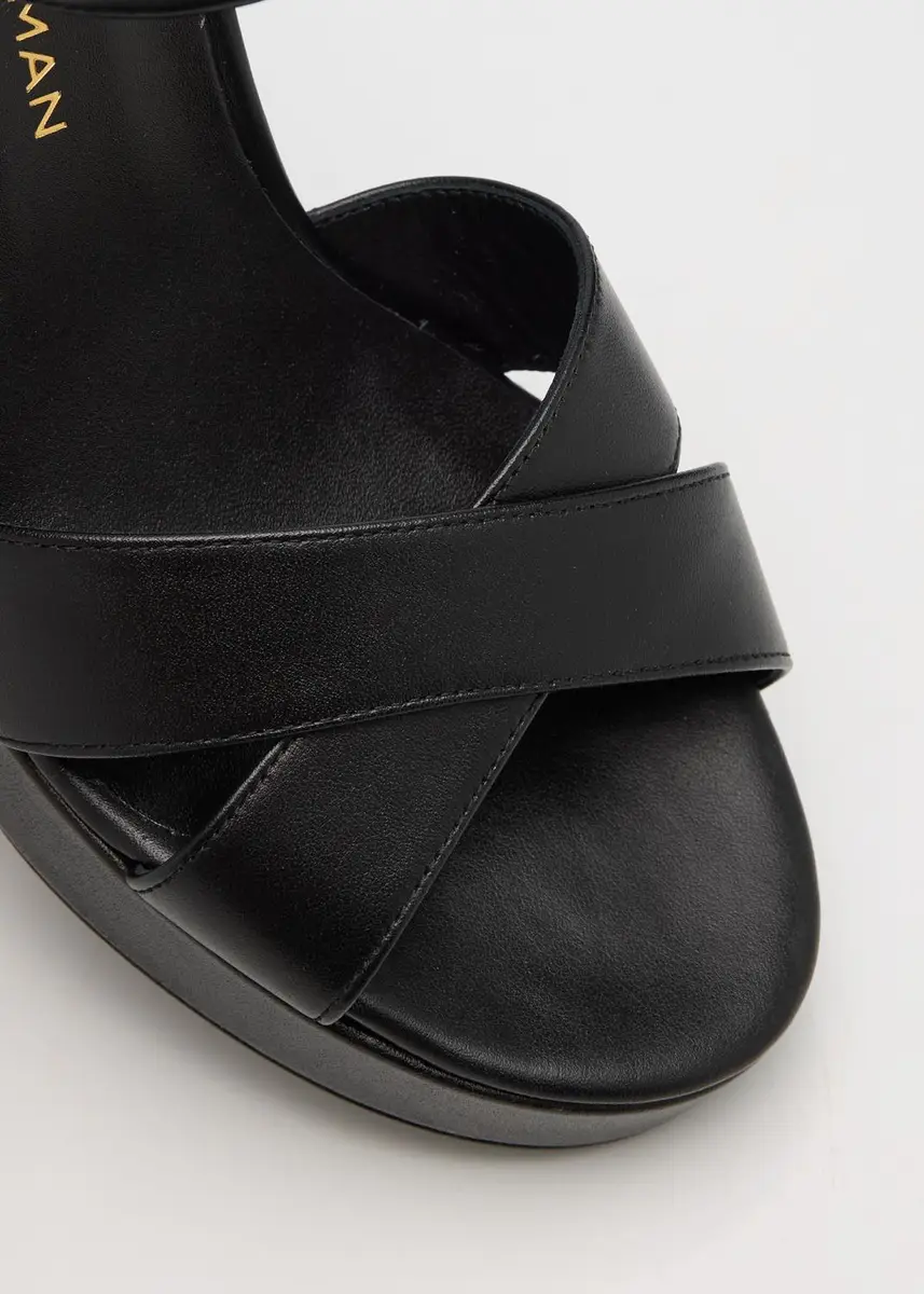 Stuart Weitzman Dayna Leather Crisscross Platform Sandals | Thumbnail 5 Stuart Weitzman Dayna Leather Crisscross Platform Sandals | Thumbnail 5