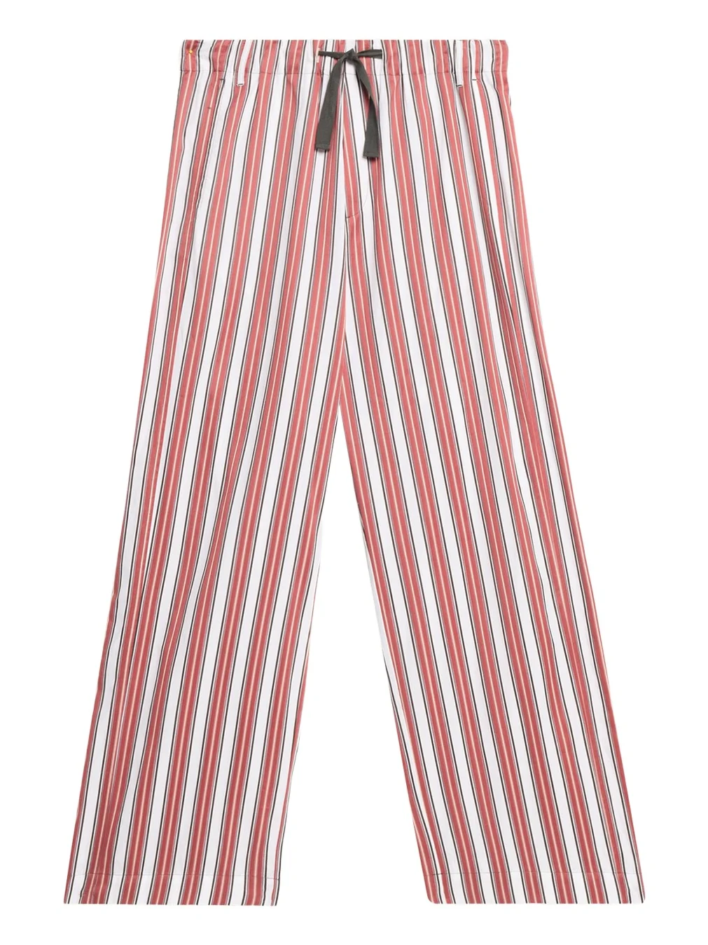 Men's Striped Poplin Wide-Leg Drawstring Pants Men's Striped Poplin Wide-Leg Drawstring Pants