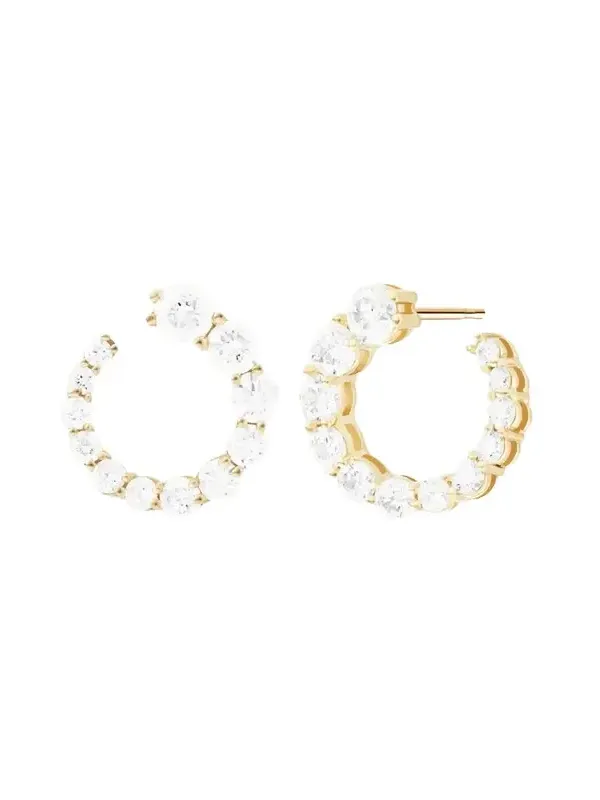 18K Yellow Gold Aria Earwrap Earrings with Diamonds