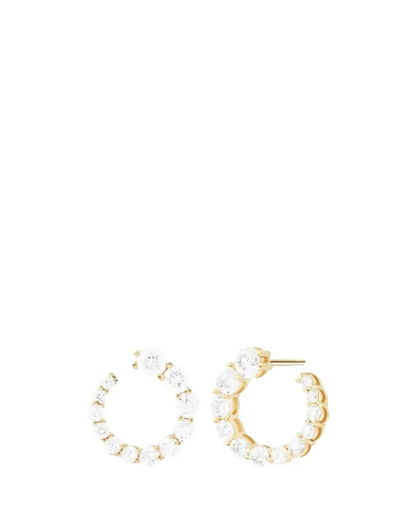 18K Yellow Gold Aria Earwrap Earrings with Diamonds