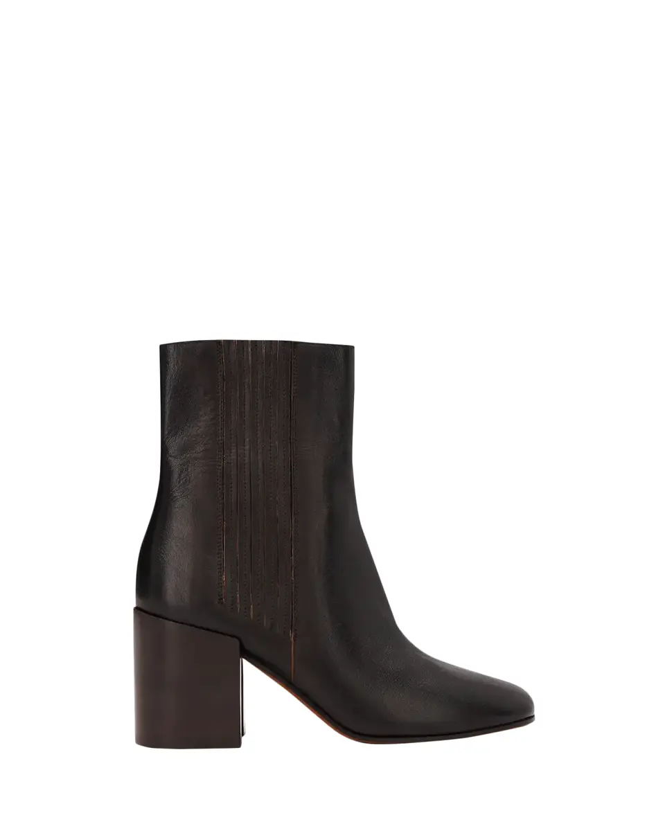 Dries Van Noten 70mm Leather Block-Heel Booties | Thumbnail 2 Dries Van Noten 70mm Leather Block-Heel Booties | Thumbnail 2