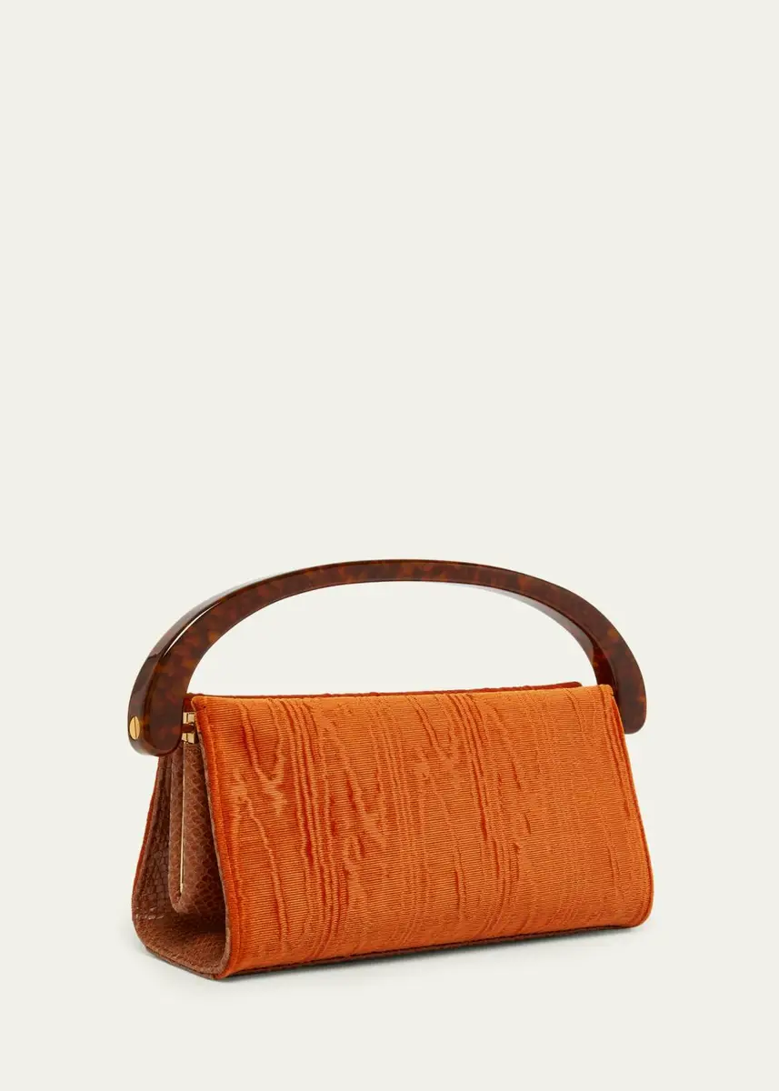 Dries Van Noten Moire Resin Top-Handle Bag | Thumbnail 3