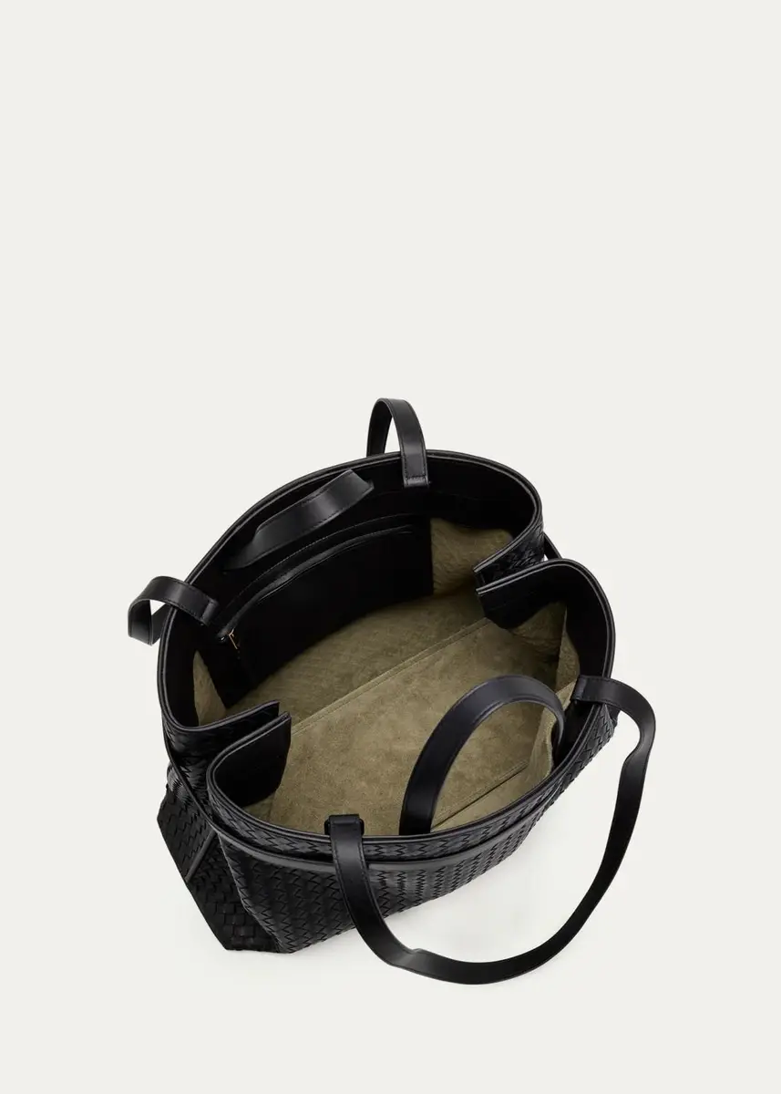 Bottega Veneta Men's Intrecciato Leather Tote Bag | Thumbnail 4 Bottega Veneta Men's Intrecciato Leather Tote Bag | Thumbnail 4