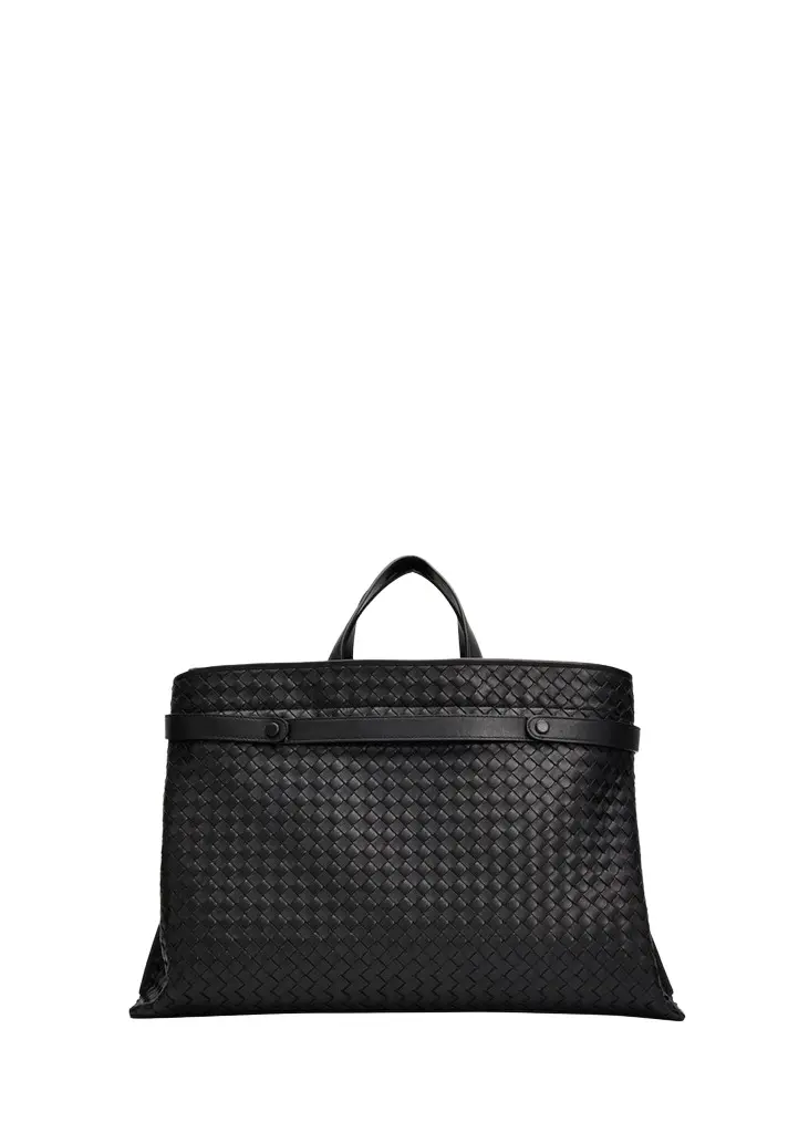 Men's Intrecciato Leather Tote Bag Men's Intrecciato Leather Tote Bag
