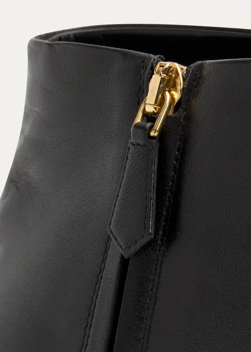 Prada 35mm Triangle Logo Leather Ankle Boots | Thumbnail 5 Prada 35mm Triangle Logo Leather Ankle Boots | Thumbnail 5