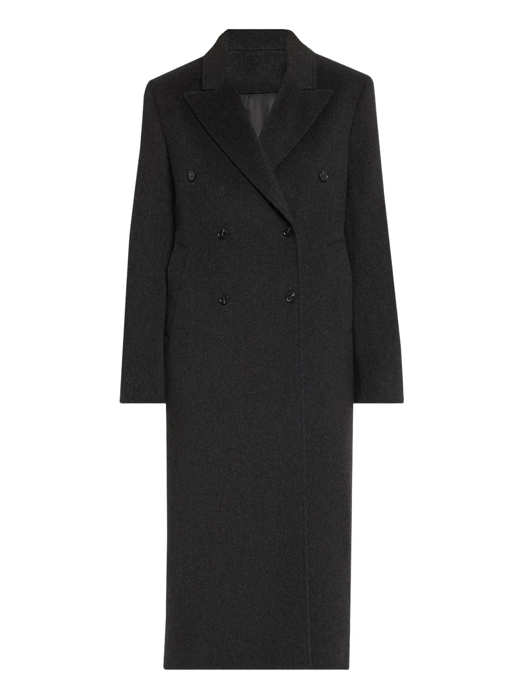Rosco Wool-Cashmere Double-Breasted Long Coat Rosco Wool-Cashmere Double-Breasted Long Coat