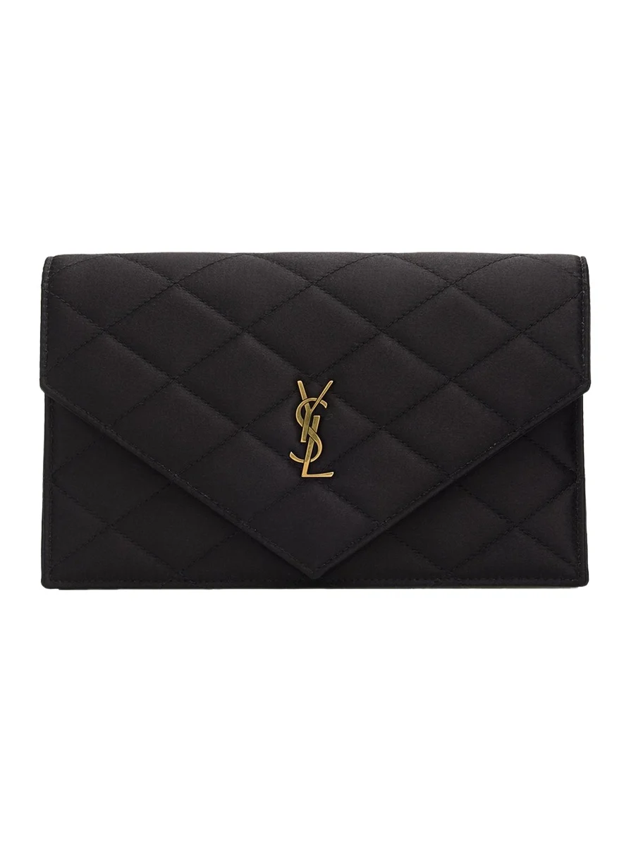YSL Small Quilted Wallet on Chain YSL Small Quilted Wallet on Chain