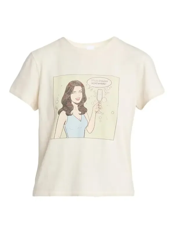 5 O'Clock Graphic-Print Cotton T-Shirt 5 O'Clock Graphic-Print Cotton T-Shirt