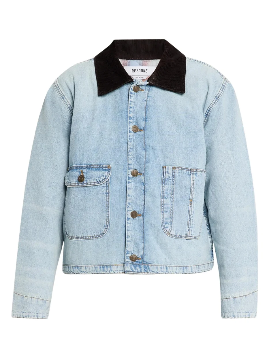 Canyon Corduroy-Collar Denim Jacket Canyon Corduroy-Collar Denim Jacket
