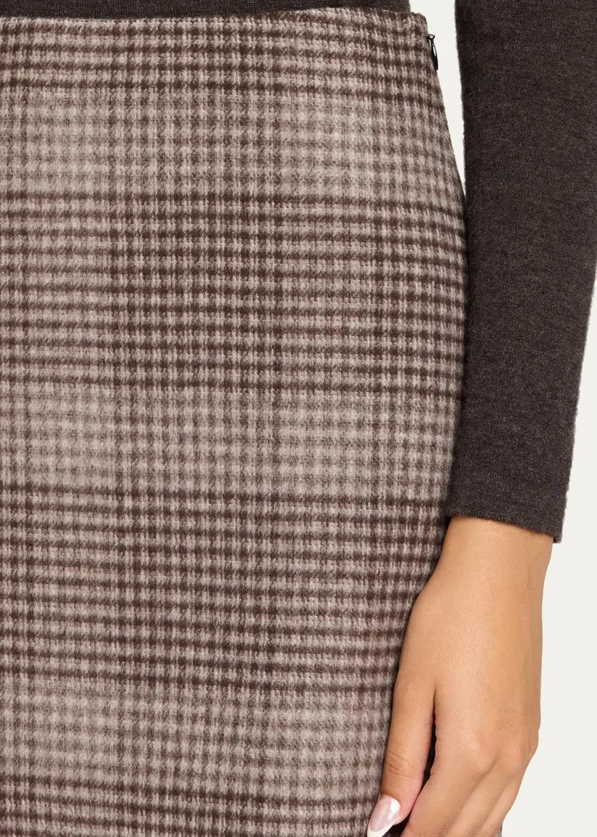 Theory Plaid Tweed Mini Skirt | Thumbnail 5 Theory Plaid Tweed Mini Skirt | Thumbnail 5