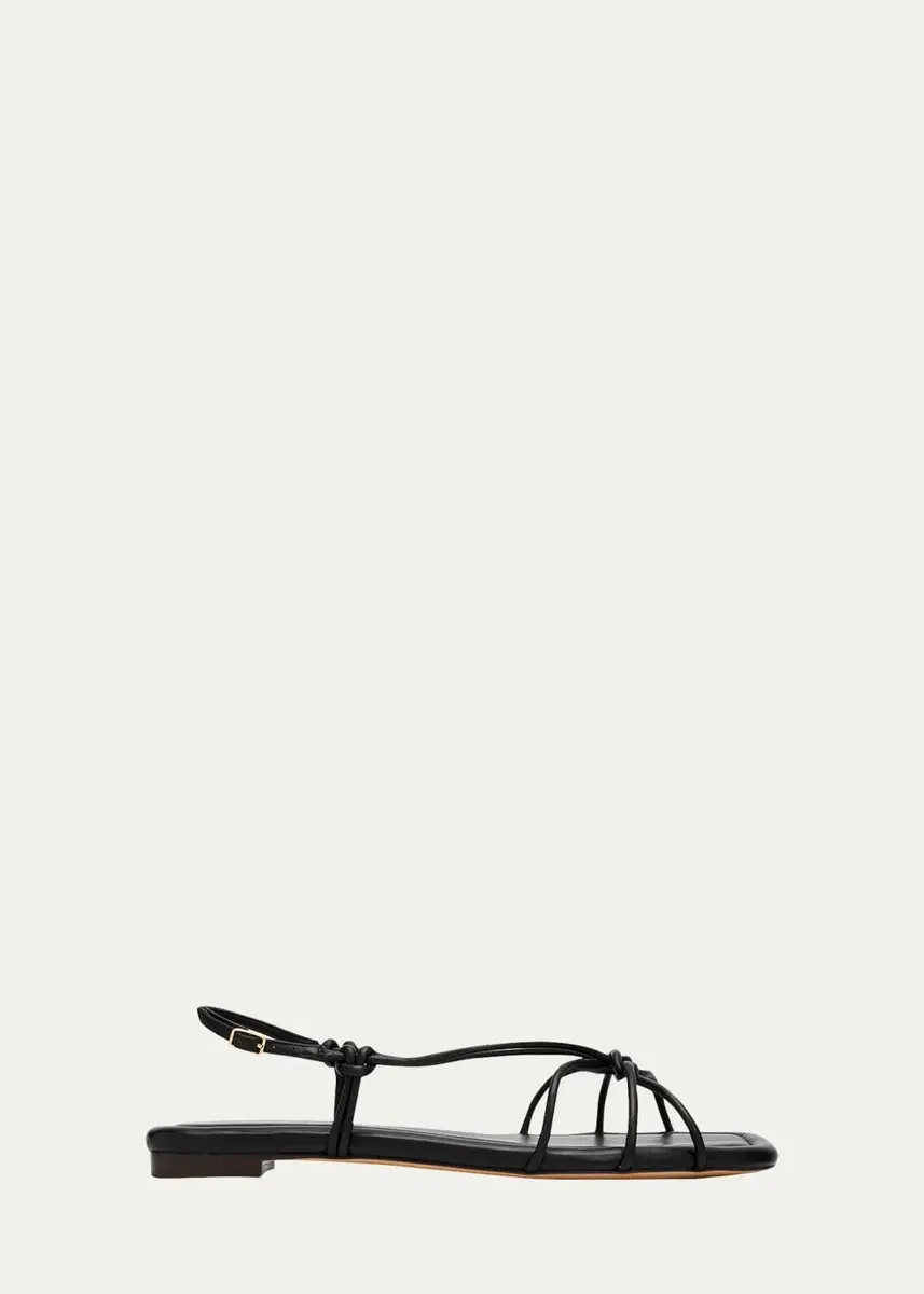 Loeffler Randall Karly Strappy Flat Leather Sandals | Thumbnail 4 Loeffler Randall Karly Strappy Flat Leather Sandals | Thumbnail 4