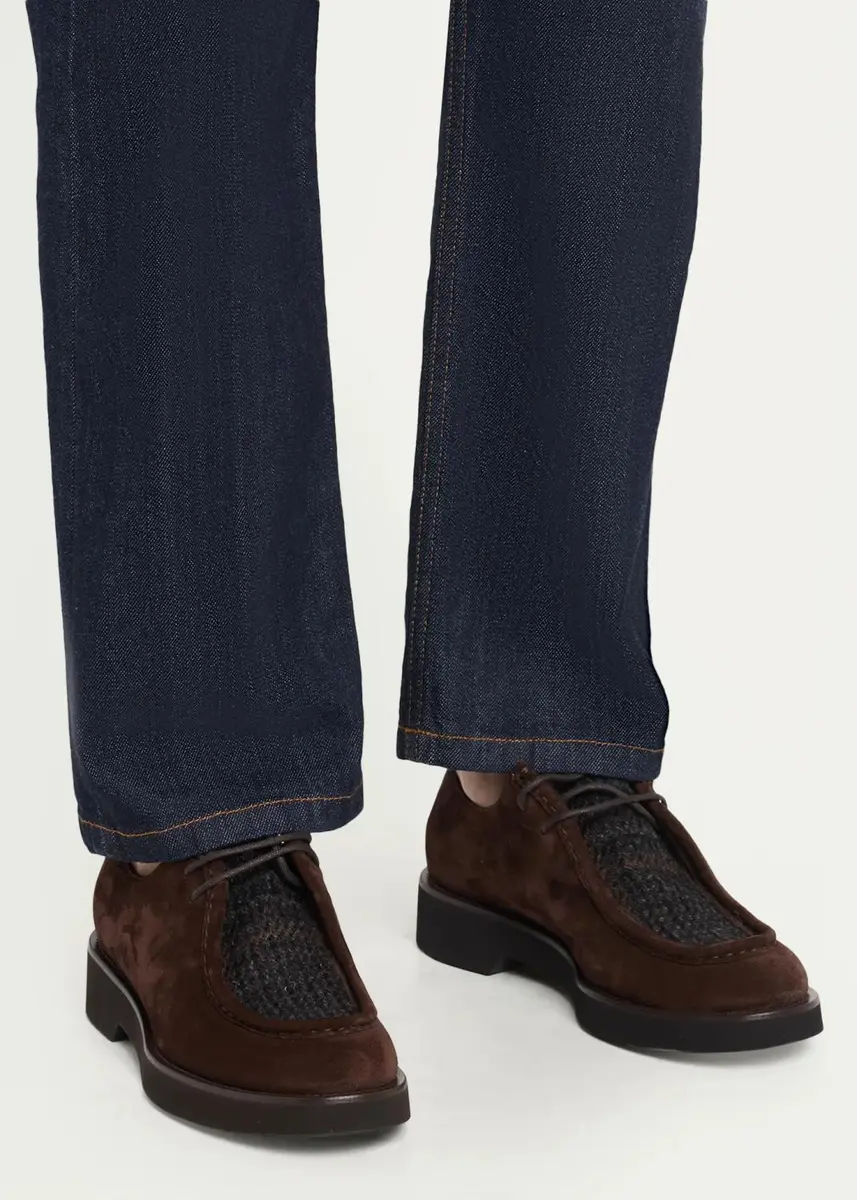 Church's Nelly Tweed and Suede Derby Shoes | Thumbnail 2 Church's Nelly Tweed and Suede Derby Shoes | Thumbnail 2