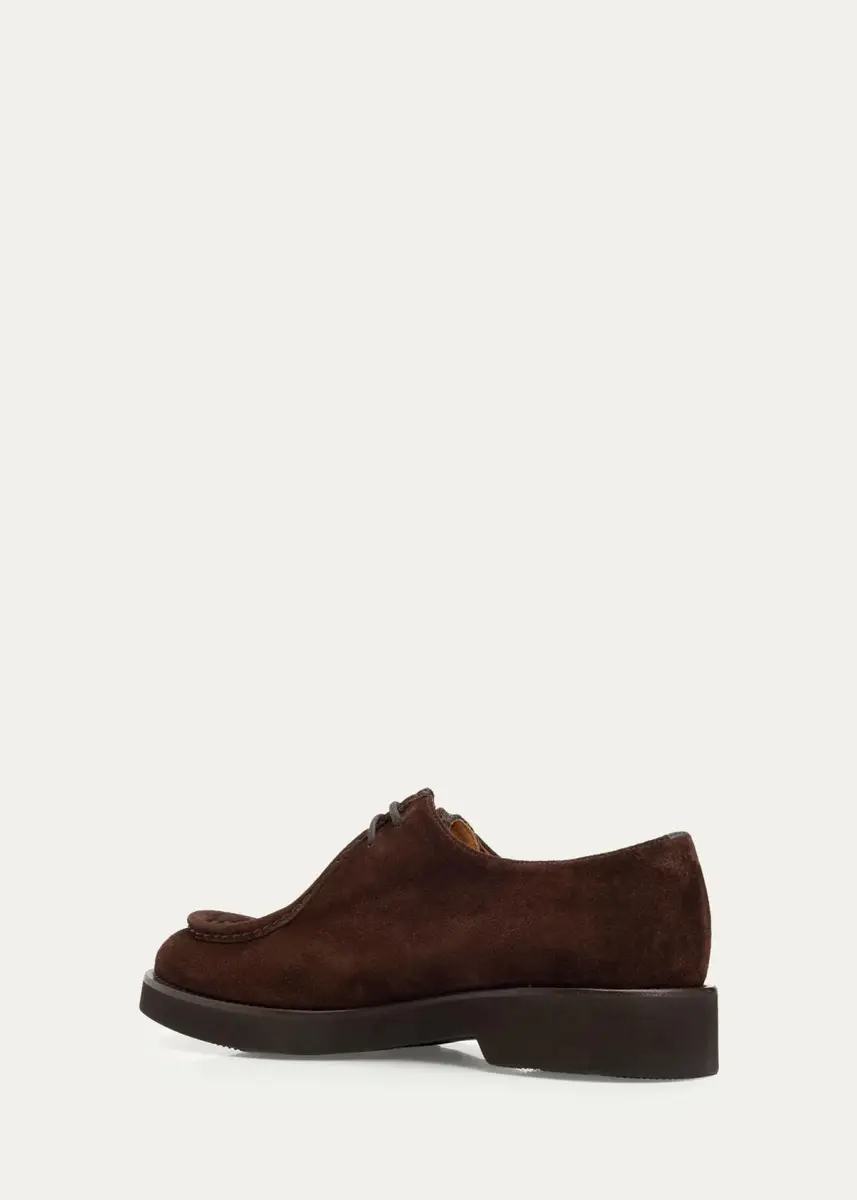Church's Nelly Tweed and Suede Derby Shoes | Thumbnail 4 Church's Nelly Tweed and Suede Derby Shoes | Thumbnail 4