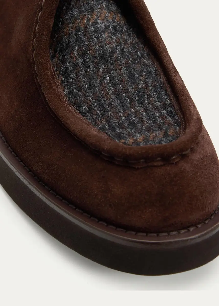 Church's Nelly Tweed and Suede Derby Shoes | Thumbnail 5 Church's Nelly Tweed and Suede Derby Shoes | Thumbnail 5